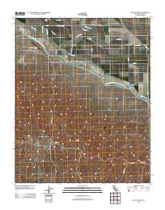 East Elk Hills 2012 topographic map thumbnail