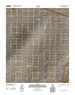 East of Aztec Mines 2012 topographic map thumbnail