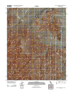 East of Chloride City 2012 topographic map preview