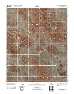 East of Goldstone 2012 topographic map thumbnail