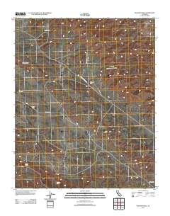 Elkhorn Hills 2012 topographic map thumbnail