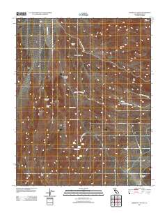 Emigrant Canyon 2012 topographic map thumbnail