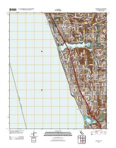 Encinitas 2012 topographic map thumbnail