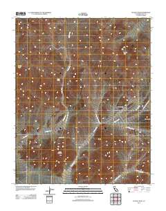 Epaulet Peak 2012 topographic map thumbnail