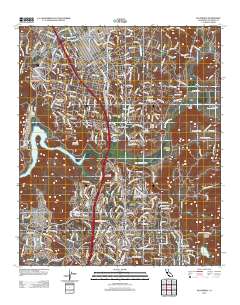 Escondido 2012 topographic map thumbnail