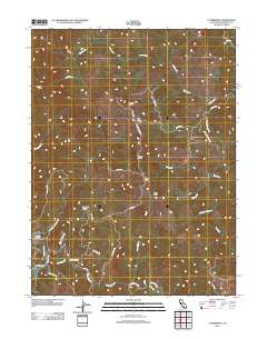 Ettersburg 2012 topographic map thumbnail