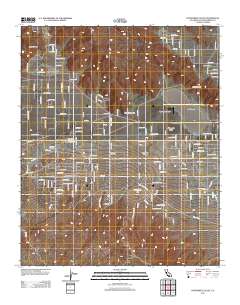 Fifteenmile Valley 2012 topographic map thumbnail