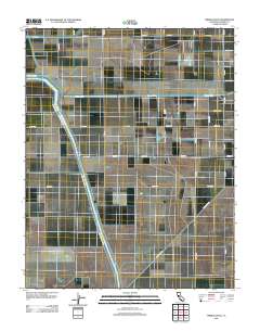 Firebaugh NE 2012 topographic map thumbnail