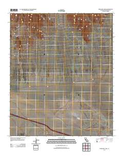 Ford Dry Lake 2012 topographic map thumbnail