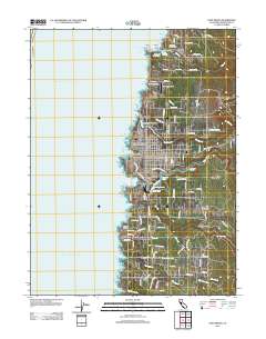 Fort Bragg 2012 topographic map thumbnail