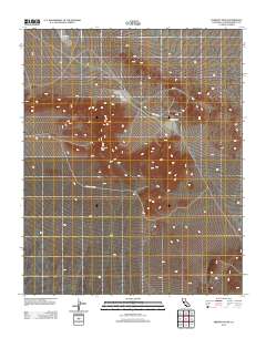 Fremont Peak 2012 topographic map thumbnail