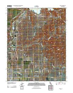 Friant 2012 topographic map thumbnail