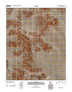 Fry Mountains 2012 topographic map thumbnail