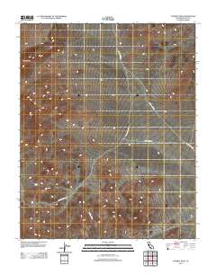 Funeral Peak 2012 topographic map thumbnail