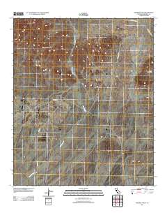 Ninemile Wash 2012 topographic map thumbnail