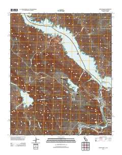 Gene Wash 2012 topographic map thumbnail