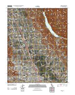 Gilroy 2012 topographic map thumbnail