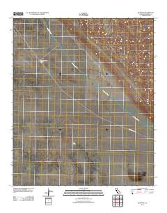 Glamis SE 2012 topographic map thumbnail