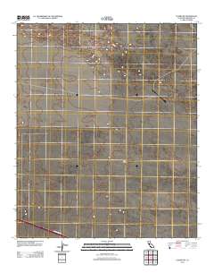 Glamis SW 2012 topographic map thumbnail