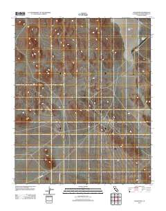 Goldstone 2012 topographic map thumbnail