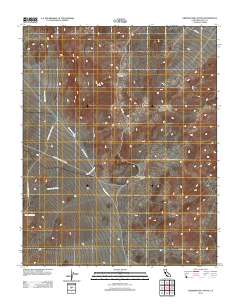 Greenwater Canyon 2012 topographic map thumbnail