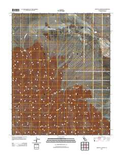 Grotto Canyon 2012 topographic map thumbnail
