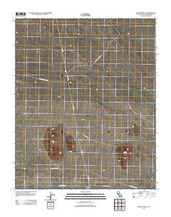 Grotto Hills 2012 topographic map thumbnail