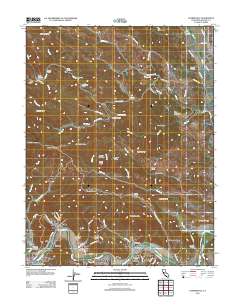 Guerneville 2012 topographic map thumbnail