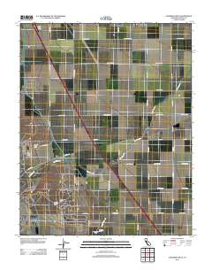 Guijarral Hills 2012 topographic map thumbnail