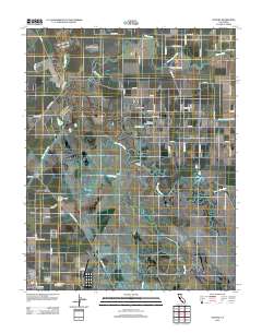 Gustine 2012 topographic map preview