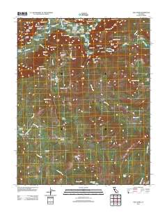 Half Dome 2012 topographic map thumbnail