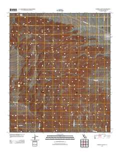 Harper Canyon 2012 topographic map thumbnail