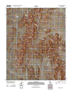Hart Peak 2012 topographic map thumbnail