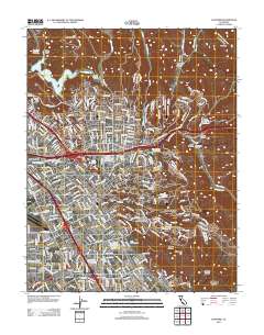 Hayward 2012 topographic map thumbnail