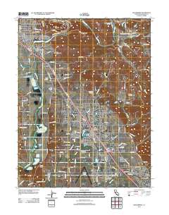 Healdsburg 2012 topographic map thumbnail