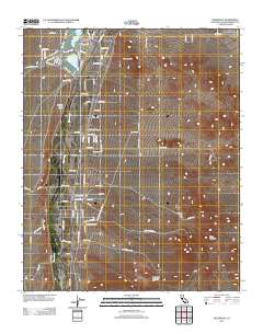 Helendale 2012 topographic map thumbnail