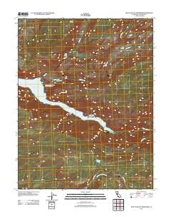 Hetch Hetchy Reservoir 2012 topographic map thumbnail