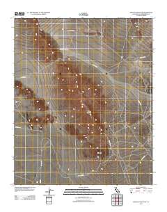 Hidalgo Mountain 2012 topographic map thumbnail