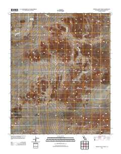 Hidden Valley West 2012 topographic map thumbnail