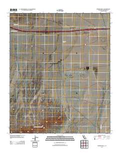 Hopkins Well 2012 topographic map preview