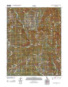 Horsecamp Mountain 2012 topographic map thumbnail