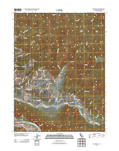 Hydesville 2012 topographic map thumbnail