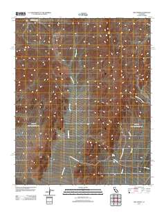 Ibex Spring 2012 topographic map thumbnail