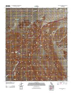 In-Ko-Pah Gorge 2012 topographic map thumbnail