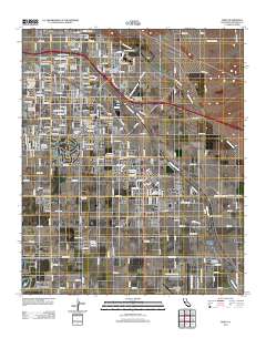 Indio 2012 topographic map thumbnail