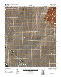 Iris Wash 2012 topographic map thumbnail