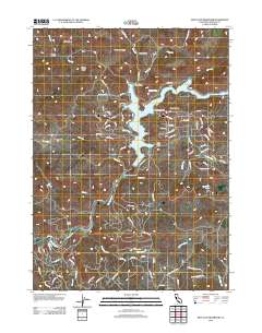 Iron Gate Reservoir 2012 topographic map thumbnail