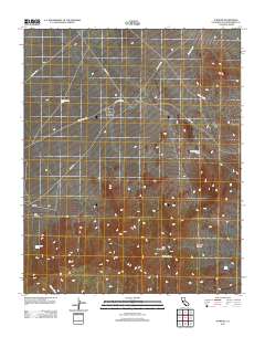 Ivanpah 2012 topographic map thumbnail