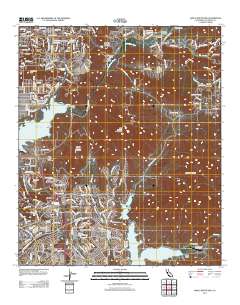 Jamul Mountains 2012 topographic map thumbnail