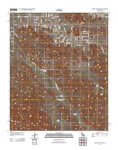 Joshua Tree South 2012 topographic map thumbnail